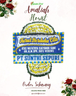 Papan Bunga Duka di Penggilingan