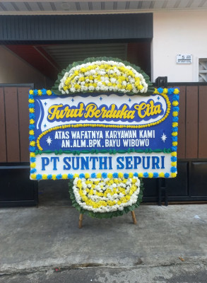 Papan Bunga Duka di Penggilingan